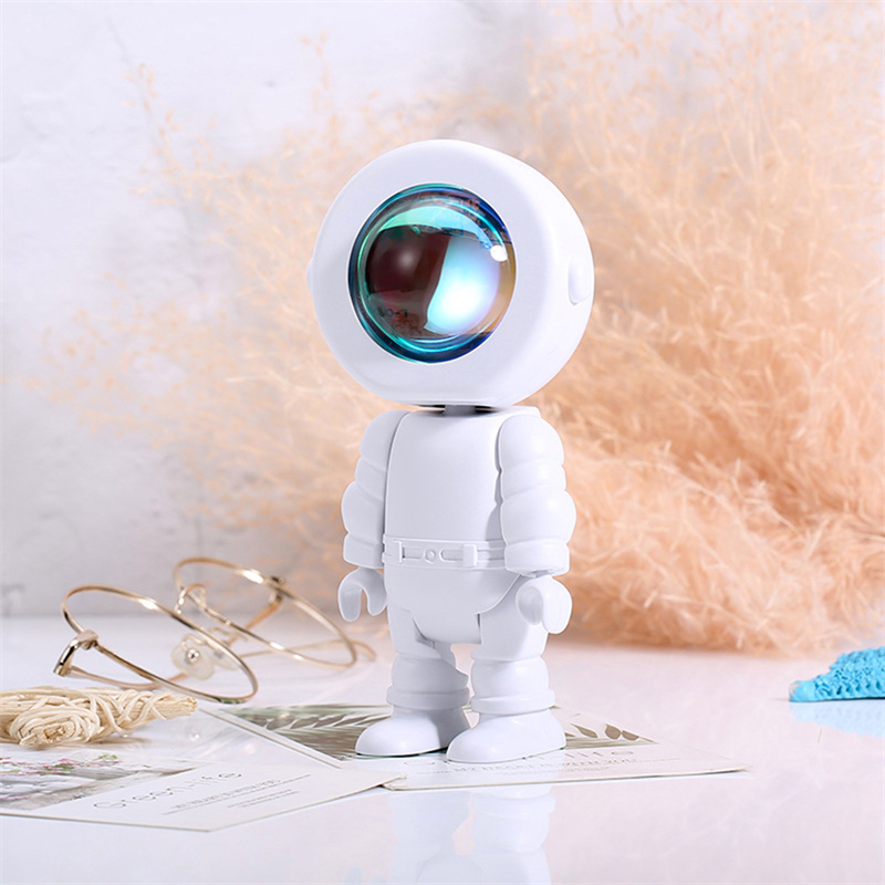 Oplaadbare Astronaut Robot Regenboogprojectie Zonlamp Tafellamp Zonsondergang Sfeerlamp Dimbaar 9 Oplaadbare Astronaut Robot Regenboogprojectie Zonlamp Tafellamp Zonsondergang Sfeerlamp Dimbaar - afbeelding 9