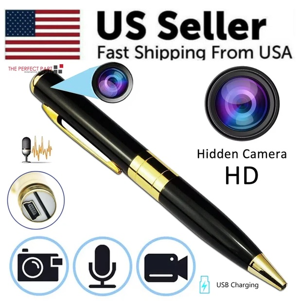 Pen Camera Cam Mini Hidden Pocket Audio Video Recorder DVR Security 1080P HD USA 4 Pen Camera Cam Mini Hidden Pocket Audio Video Recorder DVR Security 1080P HD USA - Afbeelding 4