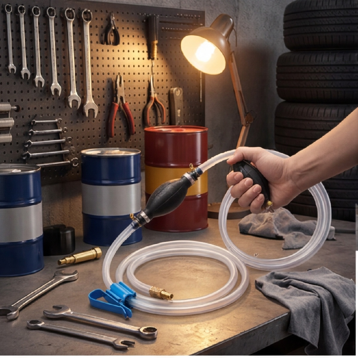 Handmatige Handpomp voor Vloeistoffen - Handig Gereedschap voor Huis en Tuin 1 Handmatige Handpomp voor Vloeistoffen - Handig Gereedschap voor Huis en Tuin