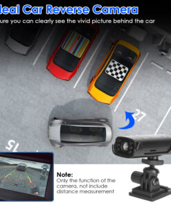 Alternative view of 1Pc Wireless Camera Reverse Hitch Guide Camera Vehicle Backup Rechargeable Camera With Flexible Adhesive Base Night Vision For Car RVs Trailer Truck