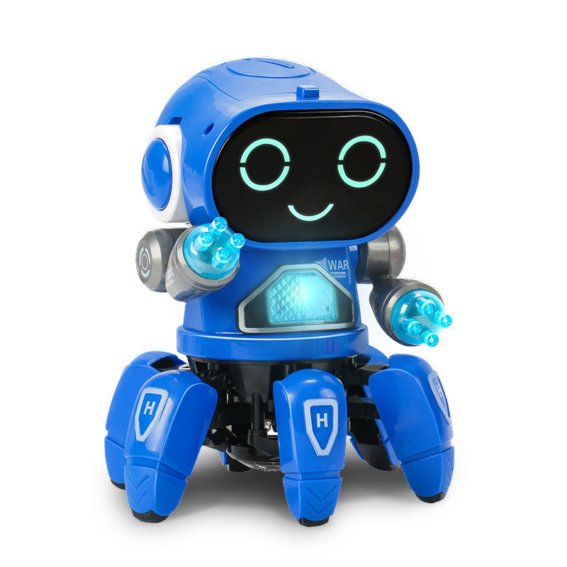 Elektrische Rockrobot, Muziek, Licht, Automatisch Lopen, Zwaaien en Dansen, Kinderspeelgoed 5 Elektrische Rockrobot, Muziek, Licht, Automatisch Lopen, Zwaaien en Dansen, Kinderspeelgoed - afbeelding 5