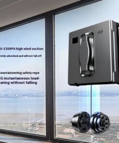 Home 15 Nieuwe Dubbele Watersproei Vierkante Automatische Raamreinigingsrobot