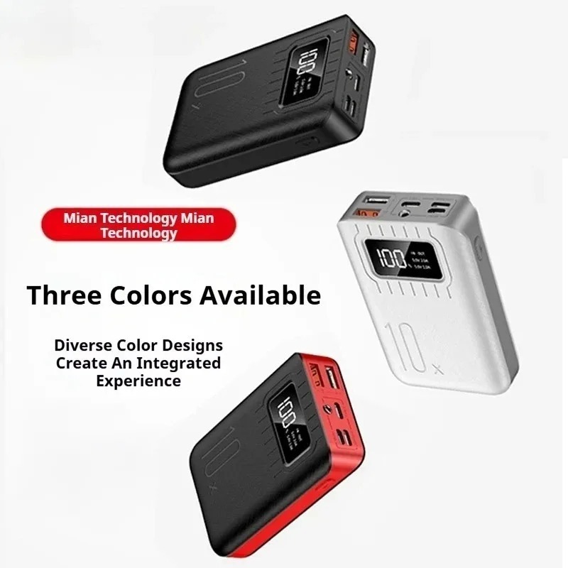 Draagbare Powerbank met Hoge Capaciteit 10000 mAh en Snellaadfunctie, Compatibel met iPhone en Samsung 9 Draagbare Powerbank met Hoge Capaciteit 10000 mAh en Snellaadfunctie, Compatibel met iPhone en Samsung - Afbeelding 9