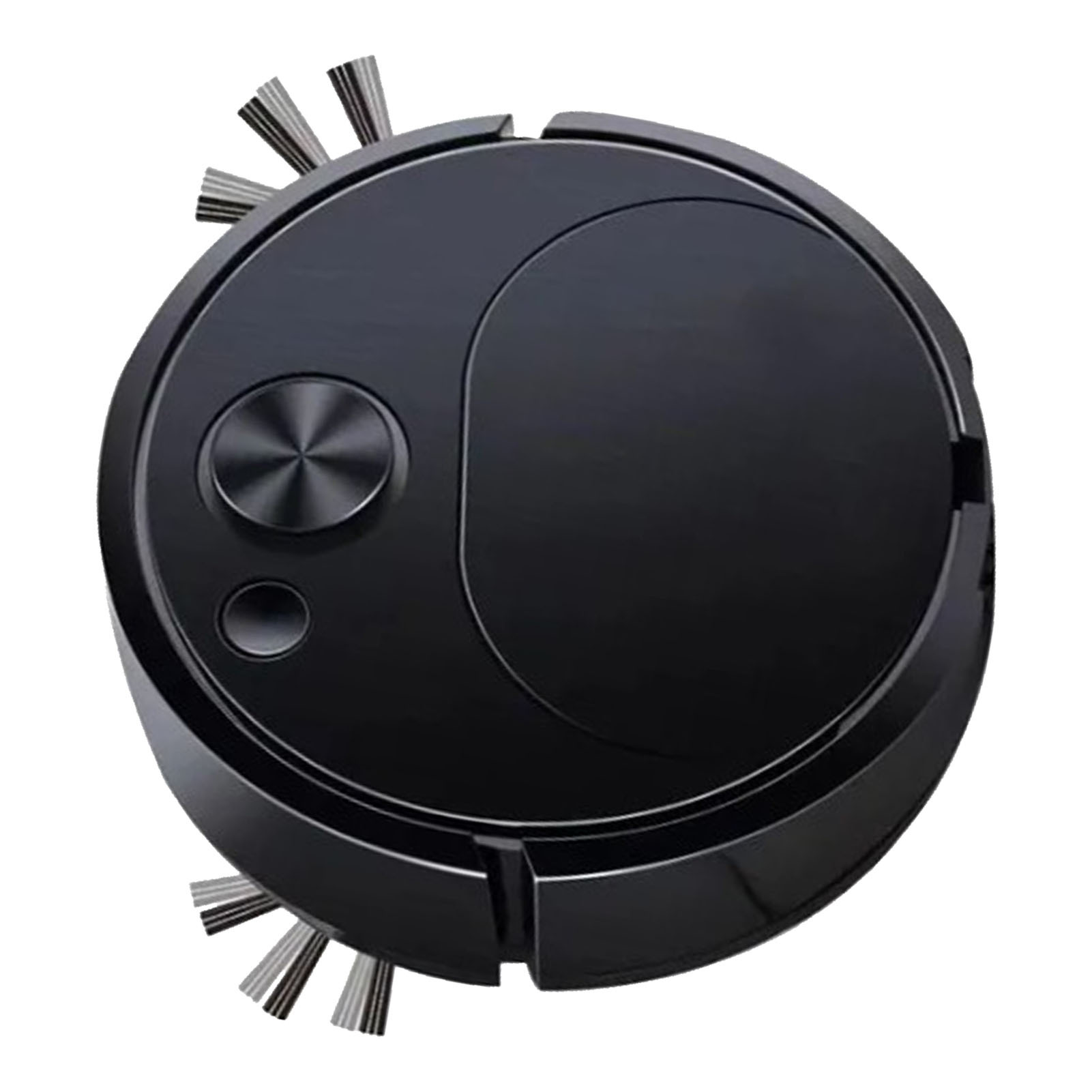 Automatische Stofzuiger, Stil, Oplaadbaar, 3-in-1 Intelligente Robotstofzuiger voor Haar, Stof en Vlekken - Zwart 4 Automatische Stofzuiger, Stil, Oplaadbaar, 3-in-1 Intelligente Robotstofzuiger voor Haar, Stof en Vlekken - Zwart - afbeelding 4