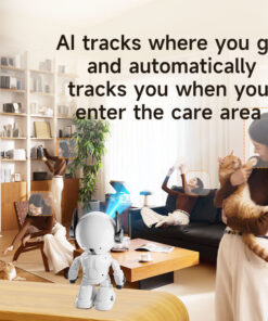 Robot Bewakingscamera Draadloos WiFi Slimme Gezelschapscamera - afbeelding 2