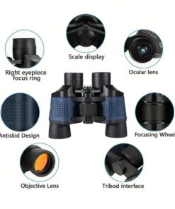 Alternative view of 1PC Binoculars 60x60 Binoculars With Night Vision, Binoculars High-Powered Telescope Coordinate Hig