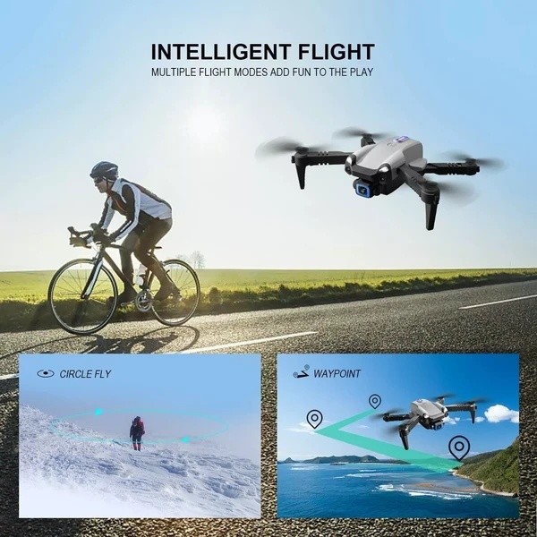 4DRC V20 RC Drone WIFI FPV 6K HD Dual Camera Gesture Photo Quadcopter 2 Battery,Suitable For Beginners. 2 4DRC V20 RC Drone WIFI FPV 6K HD Dual Camera Gesture Photo Quadcopter 2 Battery,Suitable For Beginners. - Afbeelding 2