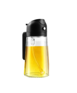 Glass Spray Bottles, 470 Ml Glass Spray Bottle For Cooking (black)