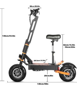 Alternative view of X8 Elektrische Scooter voor Woon-Werkverkeer met 13-Inch Wielen en 32 mph Bandenmaat