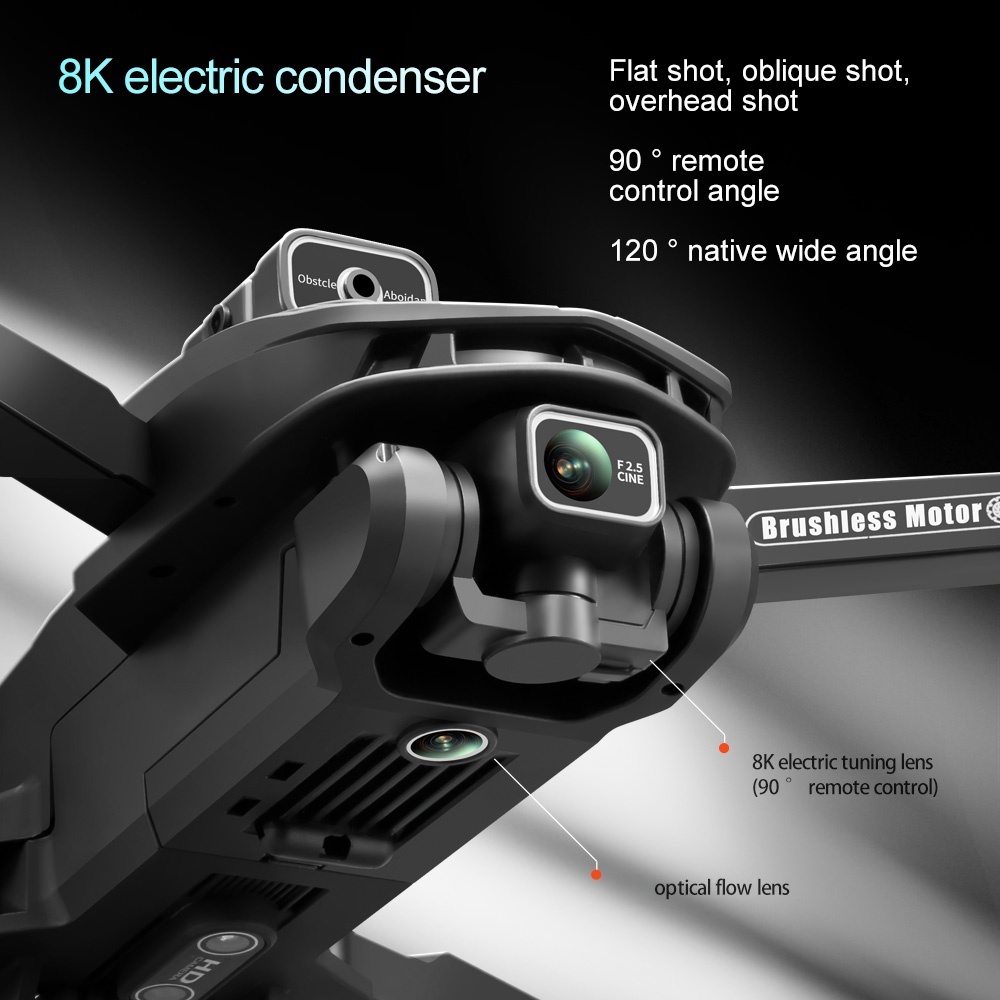 V168Pro Max Drone 8K HD 4.5-inch Screen, With GPS Positioning Function. 63 V168Pro Max Drone 8K HD 4.5-inch Screen, With GPS Positioning Function. - Afbeelding 9