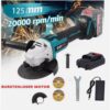 125mm Accu-Haakse Slijper, Snijmachine, Flexibele Slijpmachine 6 125mm Accu-Haakse Slijper, Snijmachine, Flexibele Slijpmachine