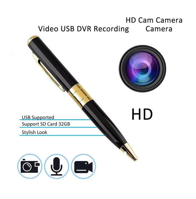 Pen Camera Cam Mini Hidden Pocket Audio Video Recorder DVR Security 1080P HD USA 1 Pen Camera Cam Mini Hidden Pocket Audio Video Recorder DVR Security 1080P HD USA