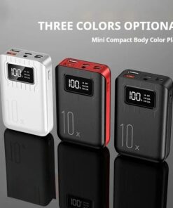 Alternative view of Draagbare Powerbank met Hoge Capaciteit 10000 mAh en Snellaadfunctie, Compatibel met iPhone en Samsung