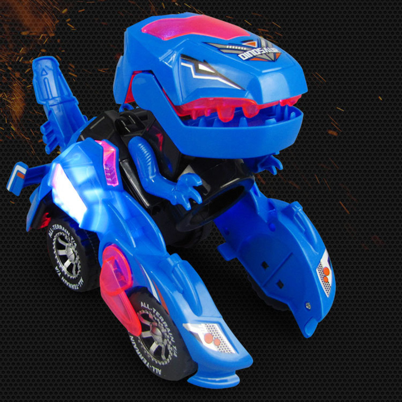 Transformerende Dinosaurus LED Robotauto 1 Transformerende Dinosaurus LED Robotauto