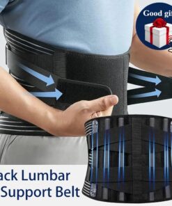 Verstelbare Onderrugbrace Lumbale Steun Taillegordel voor Mannen en Vrouwen, Pijnverlichting M/L/XL
