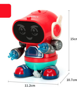 Elektrische Rockrobot, Muziek, Licht, Automatisch Lopen, Zwaaien en Dansen, Kinderspeelgoed - afbeelding 2