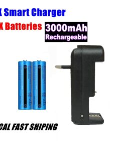 Alternative view of Battery Charger With 18650 Li-ion Batteries 3.7V 3000mAh