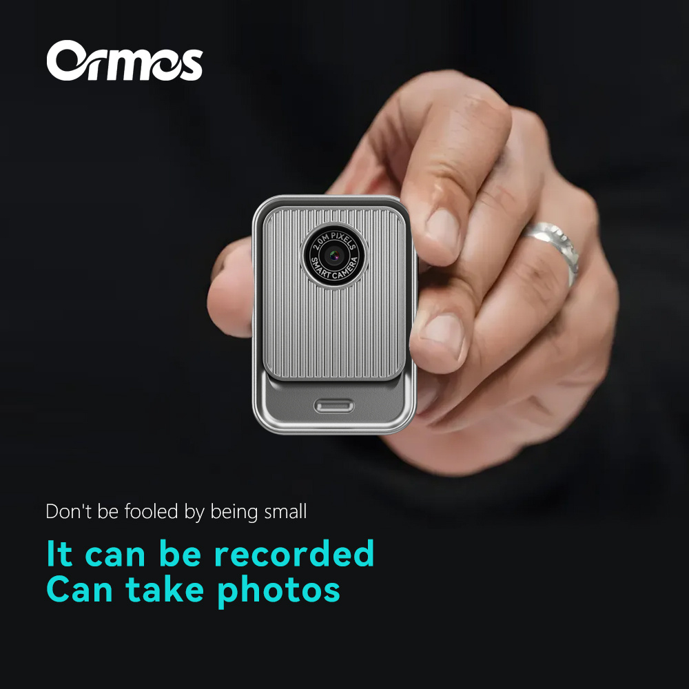Ormos S131 Ultra-Light Mini Camera, 0.96 Inch Screen, Wearable Travel Camera & Photo Ornament, 16g Portable Hanging Camera With Type-C Charging 4 Ormos S131 Ultra-Light Mini Camera, 0.96 Inch Screen, Wearable Travel Camera & Photo Ornament, 16g Portable Hanging Camera With Type-C Charging - Afbeelding 4