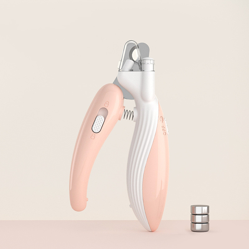 Pet Nail Clippers Dog Nail Clippers Cat Nail Clippers LED Electric Nail Grinder Pet Supplies LED Light Pet Nail Clippers - Afbeelding 10