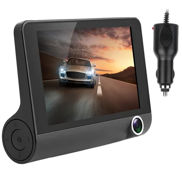 1296P Car DVR Dash Camera 4In 3 Lens Vehicle Driving Recorder Seamless Recording 1 1296P Car DVR Dash Camera 4In 3 Lens Vehicle Driving Recorder Seamless Recording