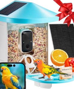 Smart Bird Feeder With Camera AI Identify 10000+ Bird Specie Solar-Powered