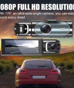 Alternative view of 1080P Dual Lens Car DVR Dash Cam Video Recorder G-Sensor Front And Inside Camera