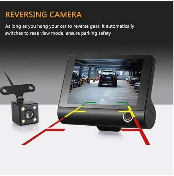 1080P 4 Dual Lens HD Car DVR Rearview Video Dash Cam Recorder Camera G Sensor 2 1080P 4 Dual Lens HD Car DVR Rearview Video Dash Cam Recorder Camera G Sensor - Afbeelding 2