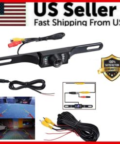 Wide 170° Night Vision Car Rear View Reverse Backup Parking Camera Waterproof