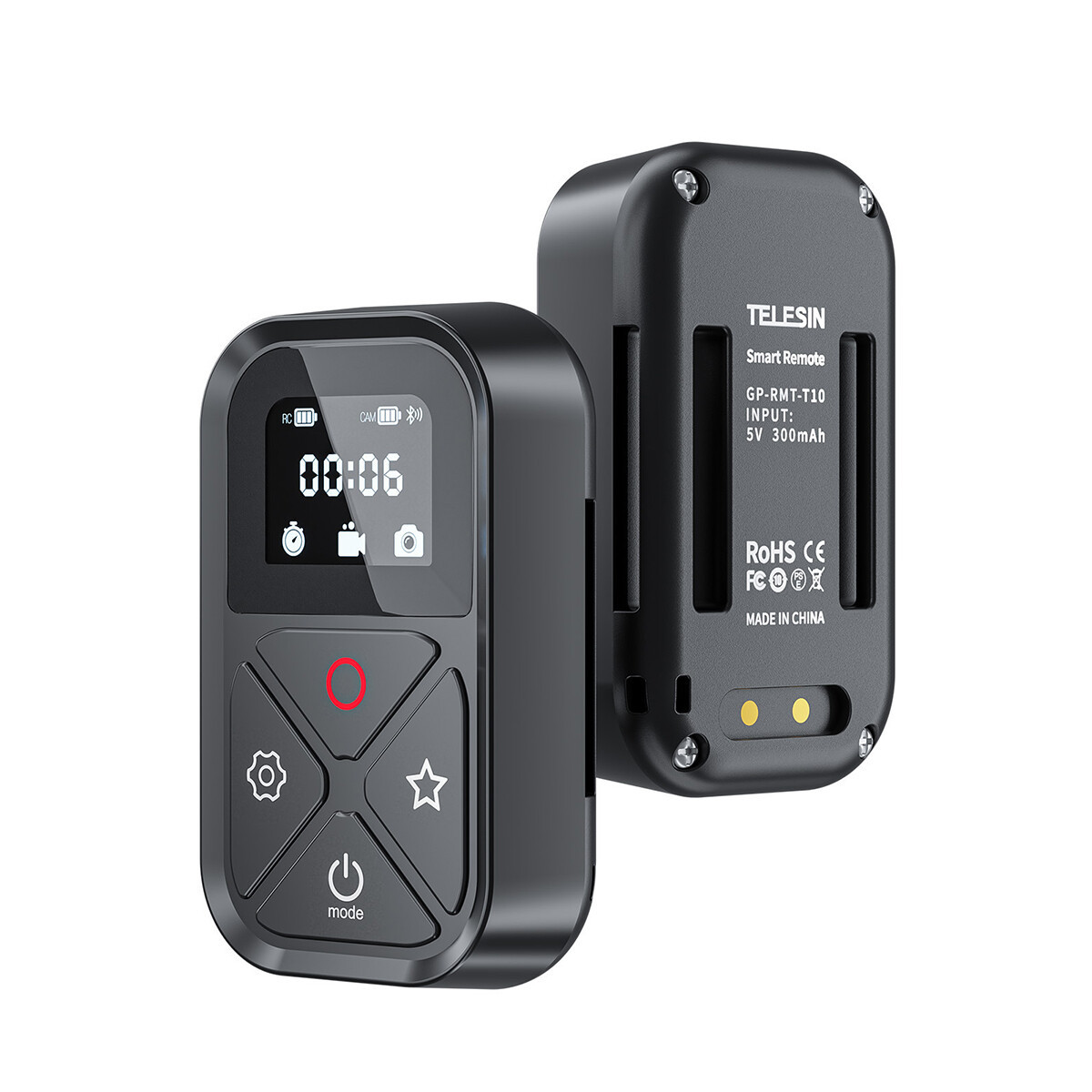 TELESIN Smart Wireless Remote Control Camera Controller For Go Pro Hero 11 10 9 8 1 TELESIN Smart Wireless Remote Control Camera Controller For Go Pro Hero 11 10 9 8
