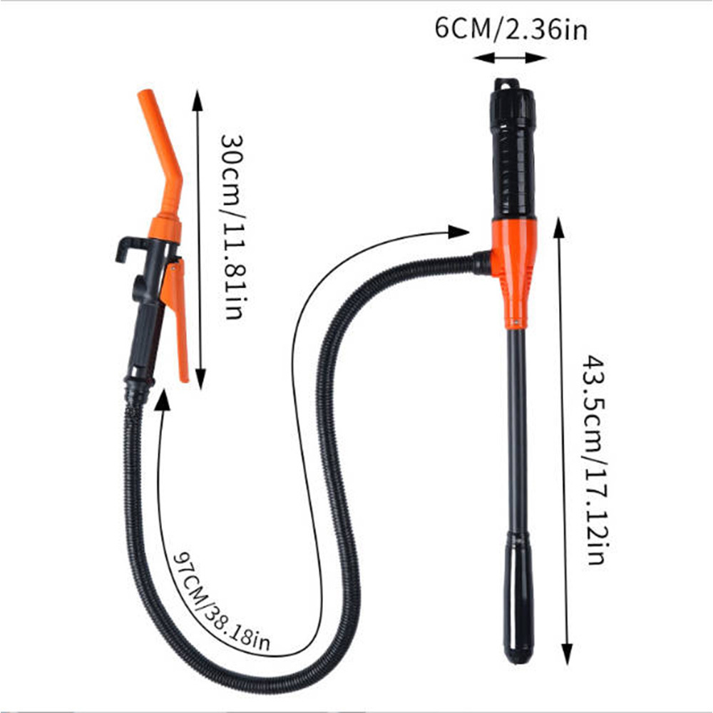 Draagbare Elektrische Oliepomp met 90cm Flexibele Slang 2 Draagbare Elektrische Oliepomp met 90cm Flexibele Slang - Afbeelding 2