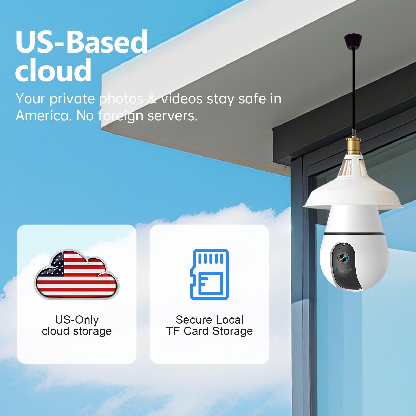 AI Detection 360 Degree HD CCTV Video Light Bulb E27 IP Wireless Mini Security Hidden Wifi Camera 6 AI Detection 360 Degree HD CCTV Video Light Bulb E27 IP Wireless Mini Security Hidden Wifi Camera - Afbeelding 6