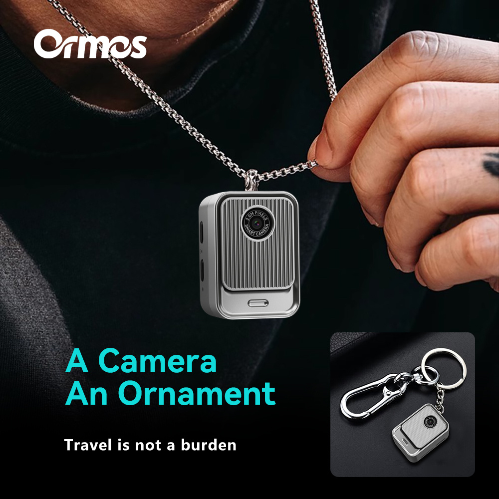 Ormos S131 Ultra-Light Mini Camera, 0.96 Inch Screen, Wearable Travel Camera & Photo Ornament, 16g Portable Hanging Camera With Type-C Charging 8 Ormos S131 Ultra-Light Mini Camera, 0.96 Inch Screen, Wearable Travel Camera & Photo Ornament, 16g Portable Hanging Camera With Type-C Charging - Afbeelding 8