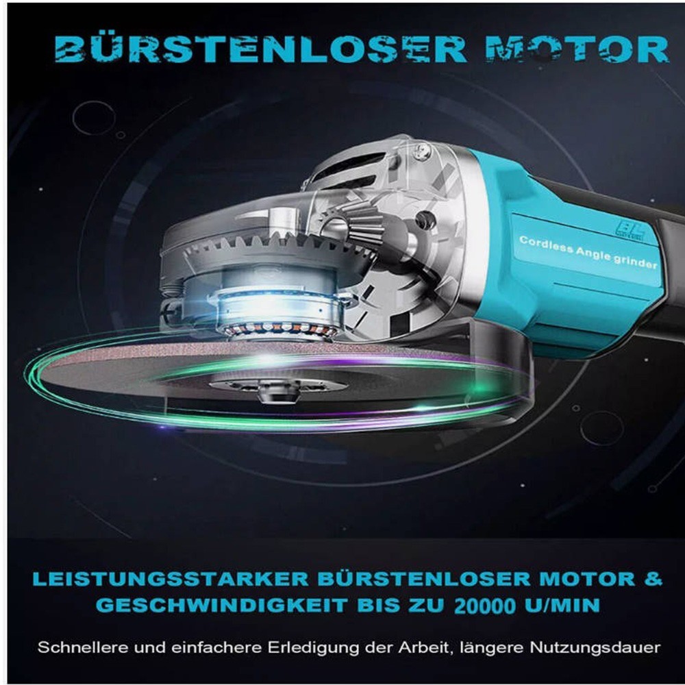 125mm Accu-Haakse Slijper, Snijmachine, Flexibele Slijpmachine 2 125mm Accu-Haakse Slijper, Snijmachine, Flexibele Slijpmachine - Afbeelding 2