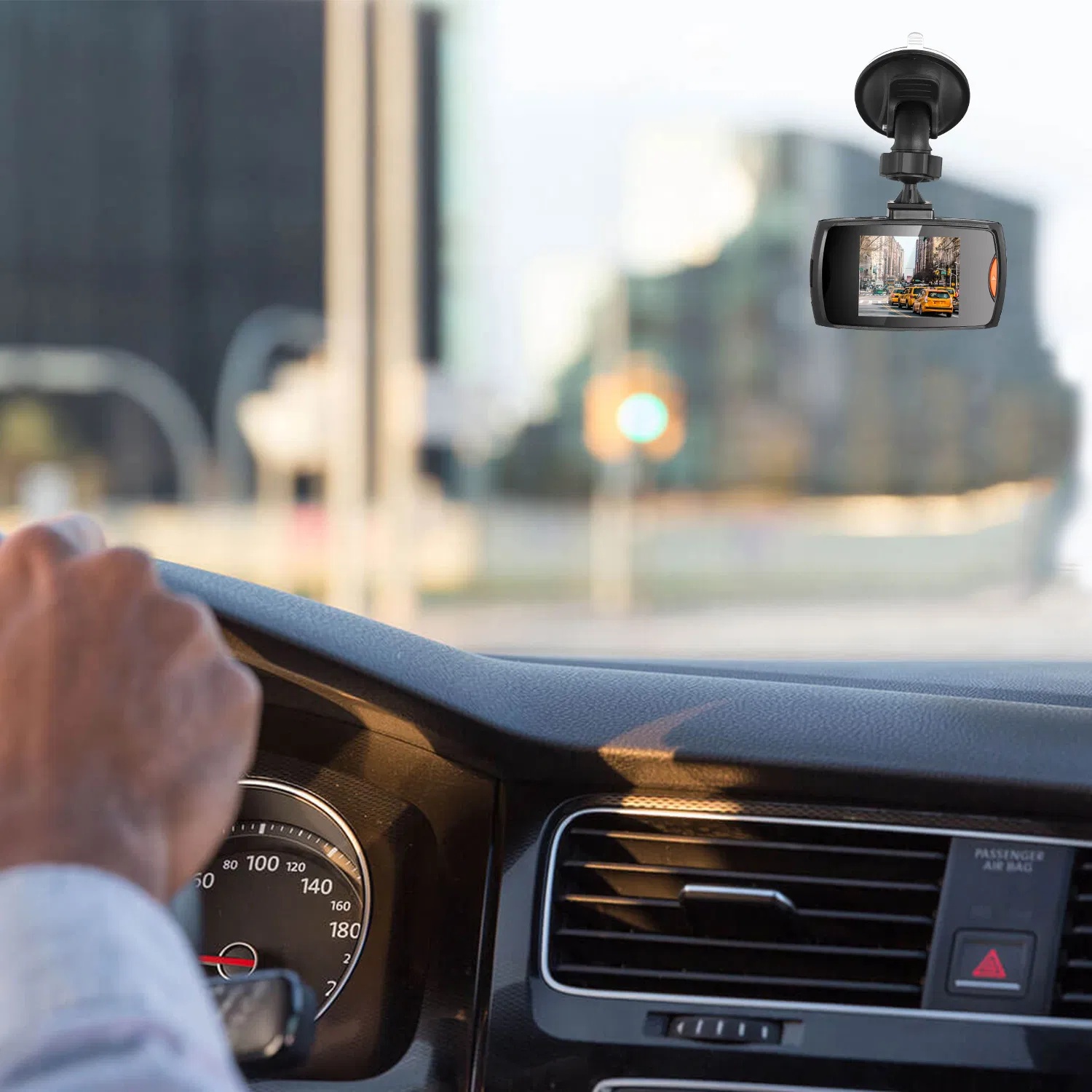1080P HD Auto Dashcam, 90° Groothoek Dashcam met Nachtzicht, 6 IR-Lampjes, Lusopname en Videovergrendeling, Zuignaphouder met Lange Kabel 8 1080P HD Auto Dashcam, 90° Groothoek Dashcam met Nachtzicht, 6 IR-Lampjes, Lusopname en Videovergrendeling, Zuignaphouder met Lange Kabel - afbeelding 8