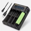 YONII 4-Slots USB LCD Slimme Batterijlader voor NiMH Li-ion SC/F6 AA AAA Batterijen, 2025 12 YONII 4-Slots USB LCD Slimme Batterijlader voor NiMH Li-ion SC/F6 AA AAA Batterijen, 2025