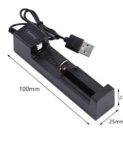Alternative view of 16340 Li-ion Battery USB Charger 1300mAh 3.7V Rechargeable Batteries For Torch Flashlight