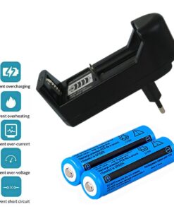 Battery Charger With 18650 Li-ion Batteries 3.7V 3000mAh