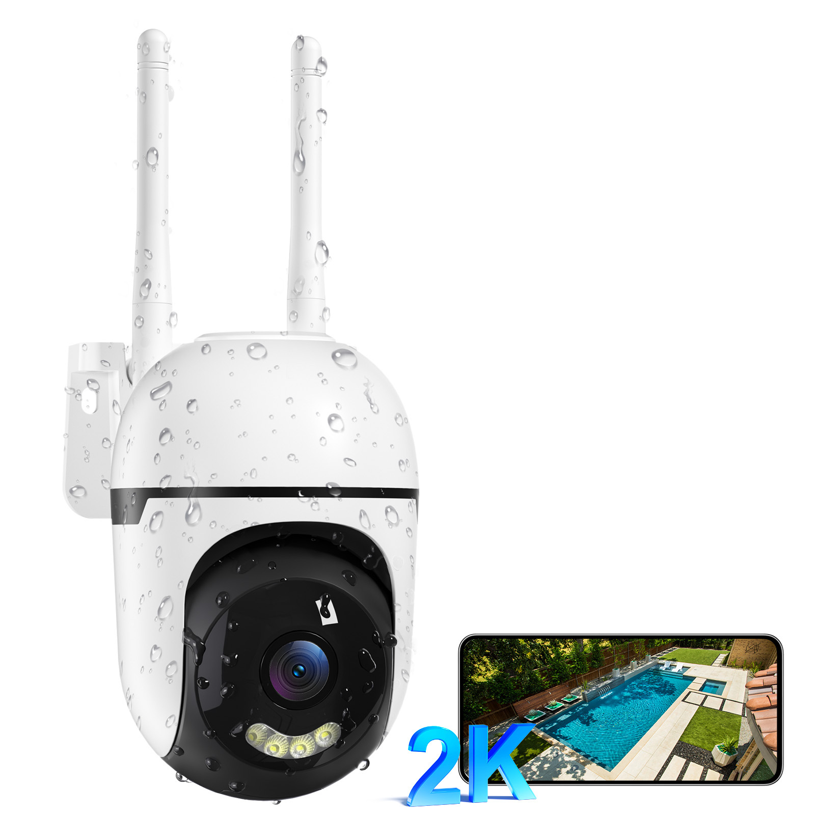 3MP PTZ Wireless Indoor Outdoor Mini Camera CCTV Network Security System Wifi Camera With 3 Meter Cable 1 3MP PTZ Wireless Indoor Outdoor Mini Camera CCTV Network Security System Wifi Camera With 3 Meter Cable