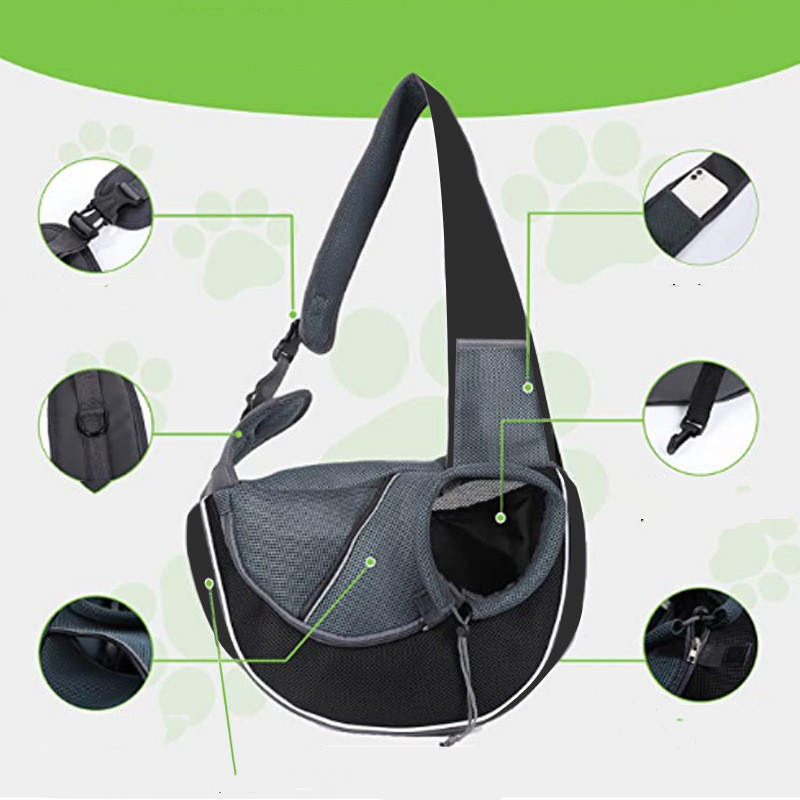 Carrying Pets Bag Women Outdoor Portable Crossbody Bag For Dogs Cats Pet Products - Afbeelding 3