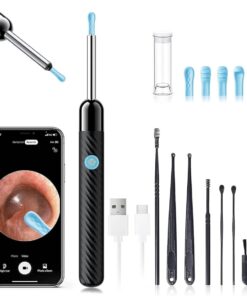 Ear Wax Removal Ear Cleaner With 1080P Camera FSA HSA Black
