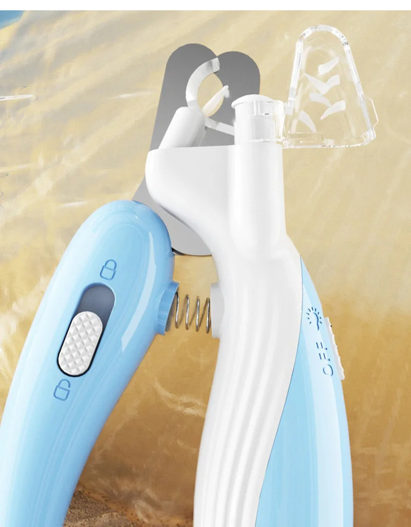 Pet Nail Clippers Dog Nail Clippers Cat Nail Clippers LED Electric Nail Grinder Pet Supplies LED Light Pet Nail Clippers - Afbeelding 4