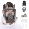 6800 Volgelaats Gasmasker 15-in-1 Ademhalingsmasker voor Chemische Dampen en Spuitverf met Filter 12 6800 Volgelaats Gasmasker 15-in-1 Ademhalingsmasker voor Chemische Dampen en Spuitverf met Filter