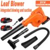 Accu Bladblazer en Stofzuiger 2-in-1 voor 21V Accu 6 Accu Bladblazer en Stofzuiger 2-in-1 voor 21V Accu
