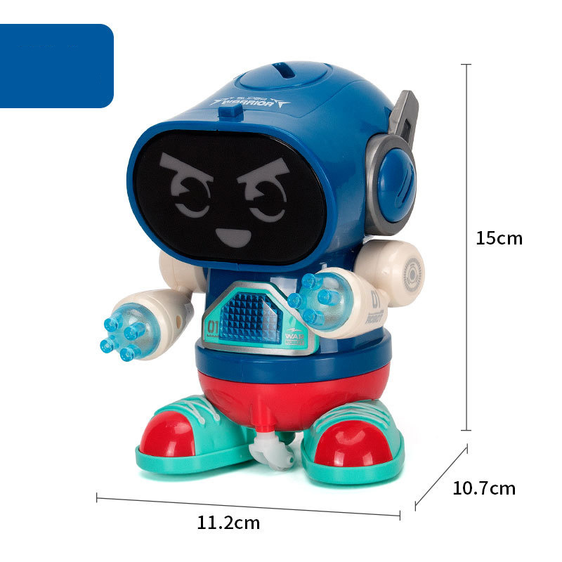 Elektrische Rockrobot, Muziek, Licht, Automatisch Lopen, Zwaaien en Dansen, Kinderspeelgoed 3 Elektrische Rockrobot, Muziek, Licht, Automatisch Lopen, Zwaaien en Dansen, Kinderspeelgoed - afbeelding 3