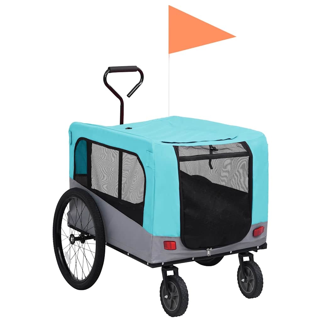 2-in-1 Fietskar voor Honden en Buggy 1 2-in-1 Fietskar voor Honden en Buggy