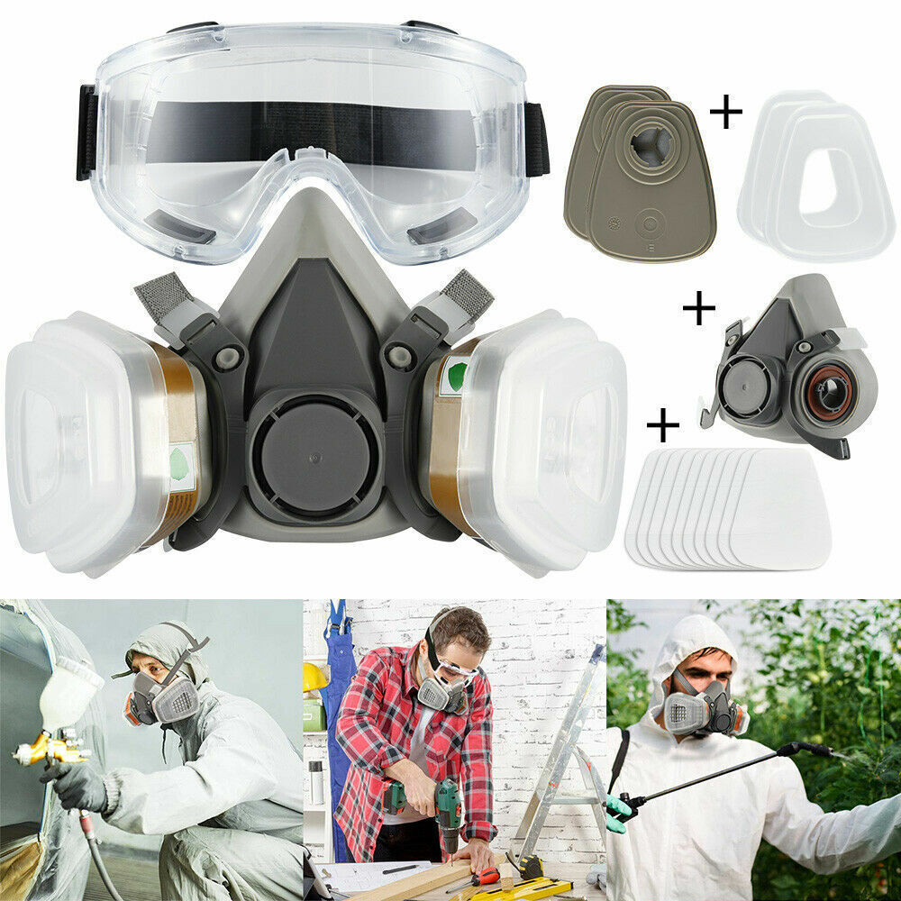17-in-1 Volgelaatsmasker 6200 Gasmasker met Spuitfilter voor Chemicalien 3 17-in-1 Volgelaatsmasker 6200 Gasmasker met Spuitfilter voor Chemicalien - Afbeelding 3