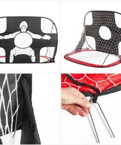 Alternative view of Pop-Up Opvouwbaar Voetbaldoel - Nylon Minidoel voor Volwassenen en Jeugd, Buitensport