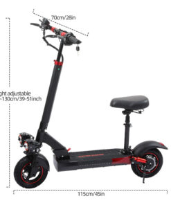 Alternative view of J-01 10 Inches 48V 15Ah 800W Off Road E-Scooter With Seat