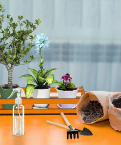 Alternative view of 11-piece Mini Gardening Tool Set, Including Tweezers, A Spray Bottle, And A Planting Trowel For Houseplants, Herbs, And Succulents—a Gift Set For Hobby Gardeners