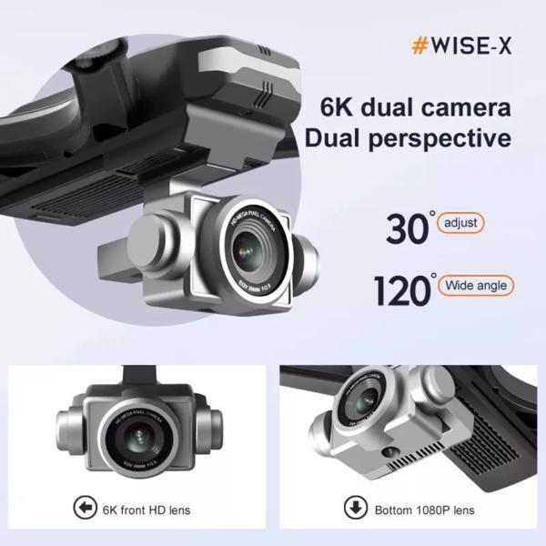 4DRC V14 Professional Drone 6K High-definition Dual Camera Wifi FPV Portable RC Quadcopter 2 Batteries, Logistics Randomly Sent By UPS And USPS. 2 4DRC V14 Professional Drone 6K High-definition Dual Camera Wifi FPV Portable RC Quadcopter 2 Batteries, Logistics Randomly Sent By UPS And USPS. - Afbeelding 2